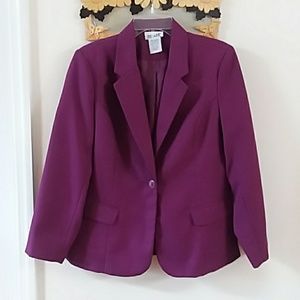 BLAIR PLUM BLAZER